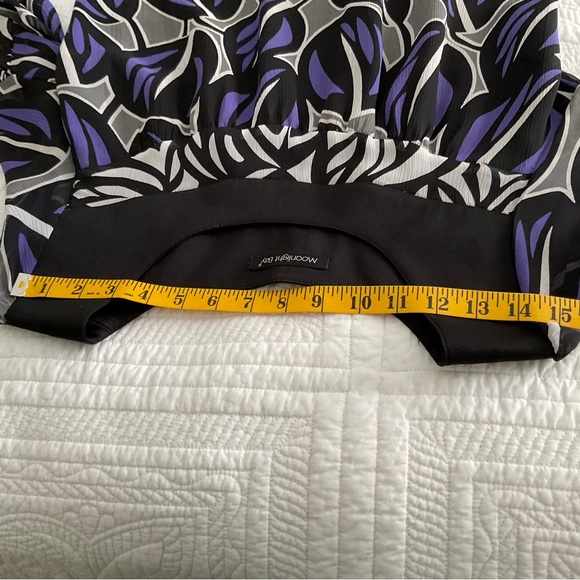 MOONLIGHT BAY, ABSTRACT MUIT-COLOUR BLOUSE, SIZE: L - Picture 6 of 11